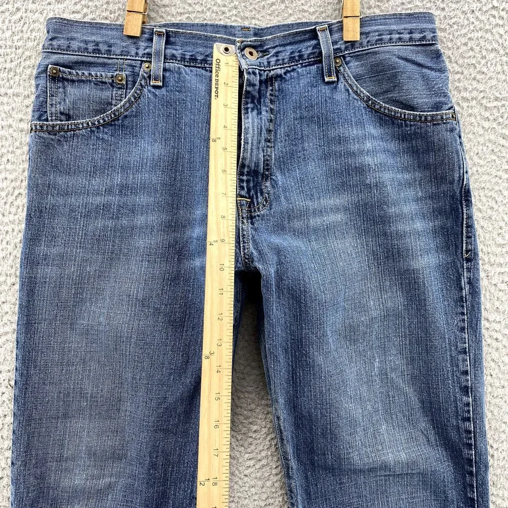 VTG Polo Ralph Lauren RL Ashmore‎ Jeans Men's 34x28* Wide Skater 90's Streetwear